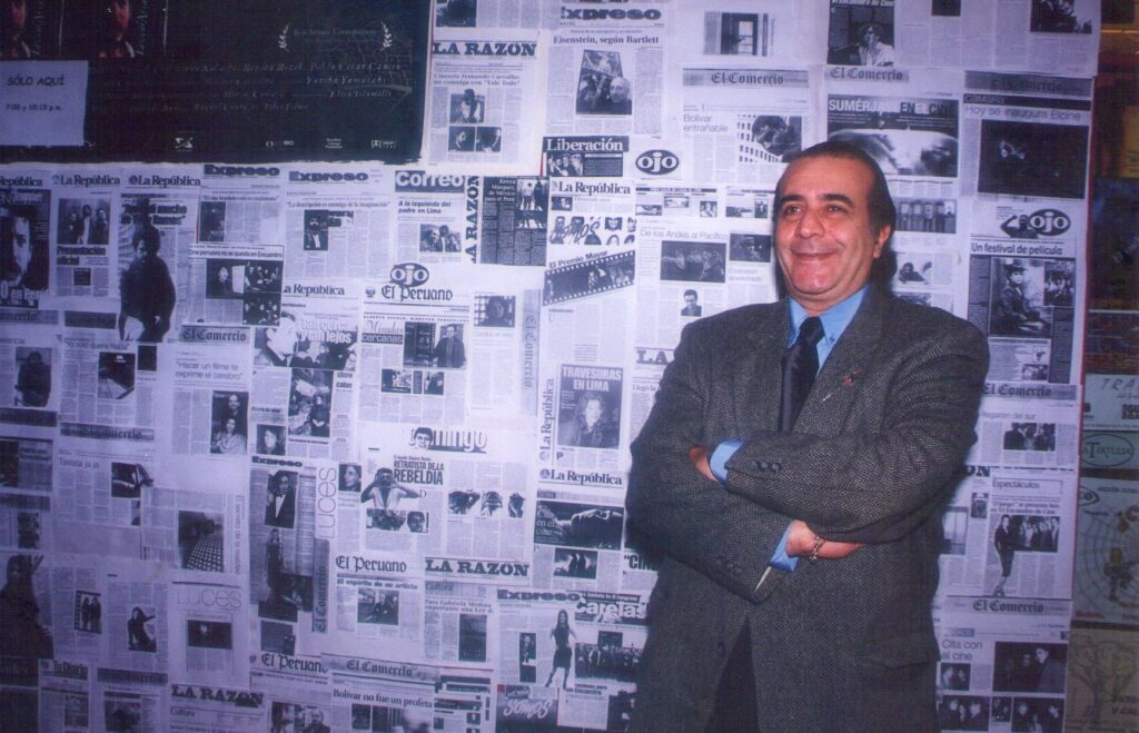 Edgar Saba en el Festival de Cine de Lima