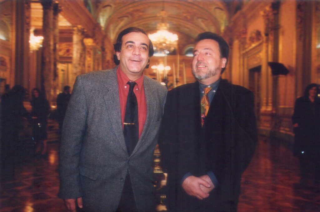 Edgar Saba y Luis Repeto Ministro de Cultura del Perú