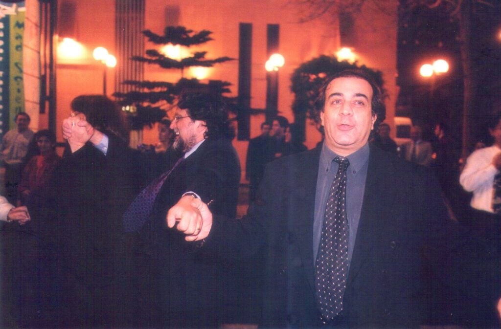 Edgar Saba con Silvio Callosi